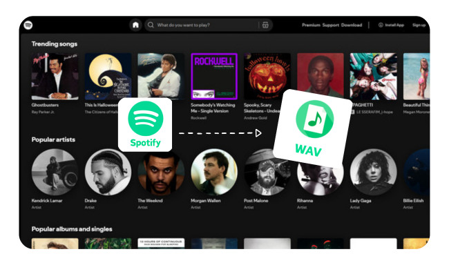 download spotify to wav
