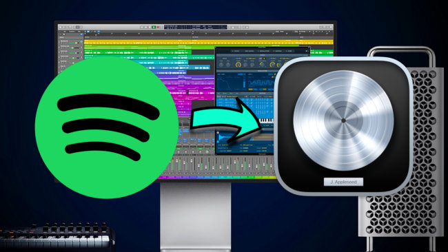 add Spotify music on logic pro