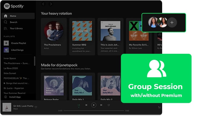 make spotify group session