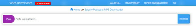 pastedownload.com - Online Spotify Podcast Downloader