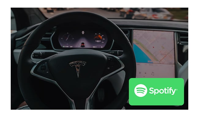 listen to spotify on tesla