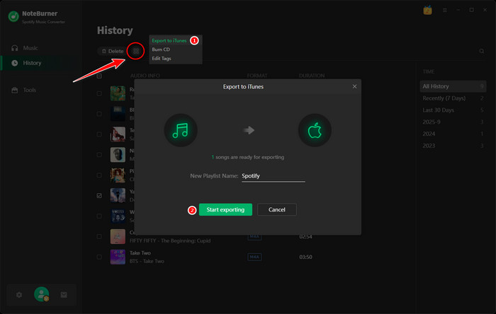 Spotify Alarm Clock iPhone
