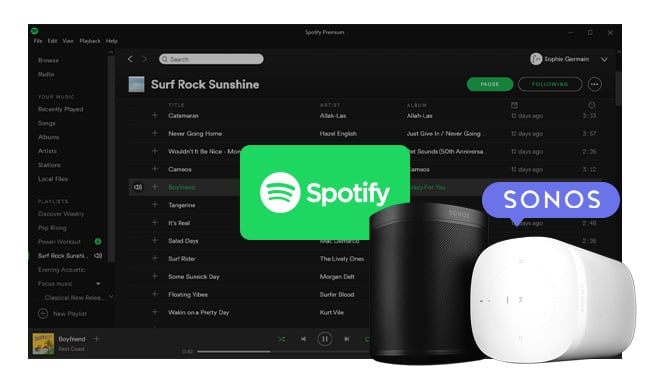 How to Play Spotify Music on Sonos without Premium Account | NoteBurner