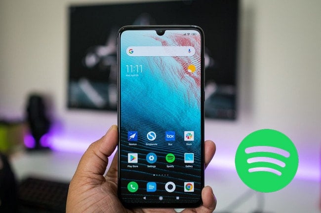 spotify music on xiaomi mi 9