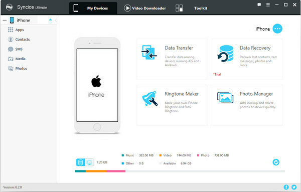 Launch Synciso iPhone Manager