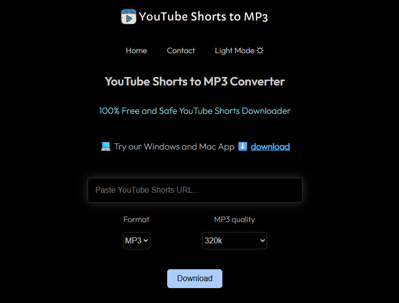 youtubeshortstomp3.com