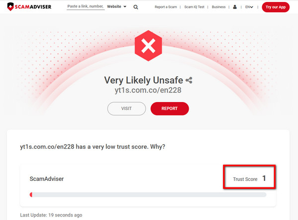 check yt1s trust score