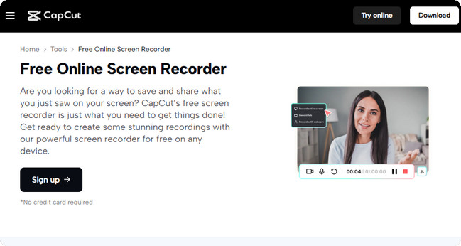 capcut tiktok online recorder