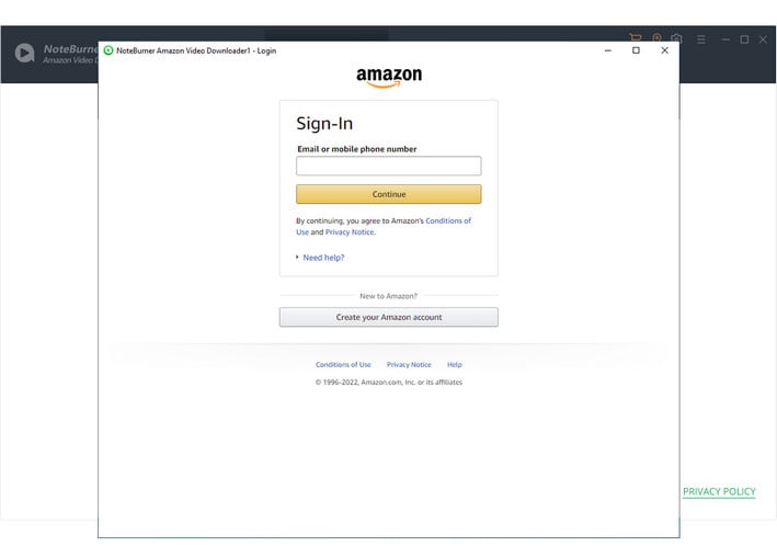 login amazon