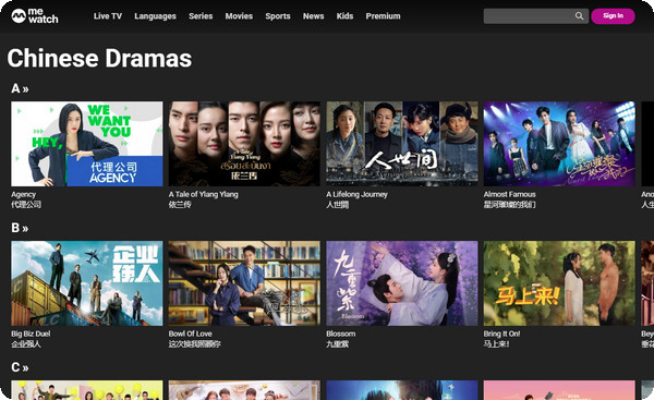 watch chinese drama for free on mewatch singapore