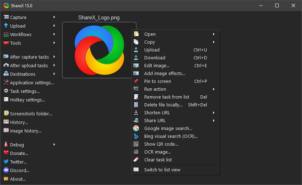 sharex youtube recorder