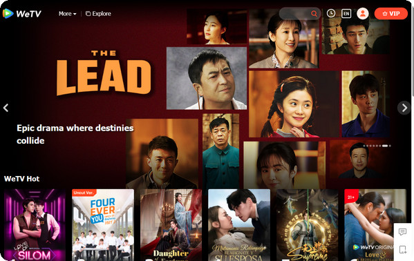 wetv free chinese drama website