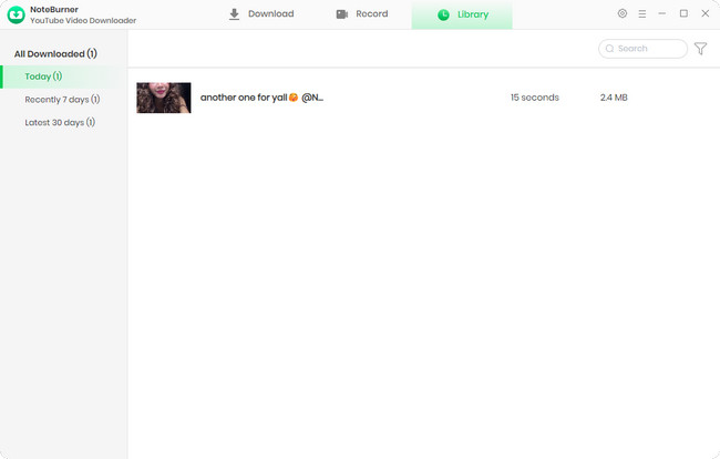 find tiktok download history