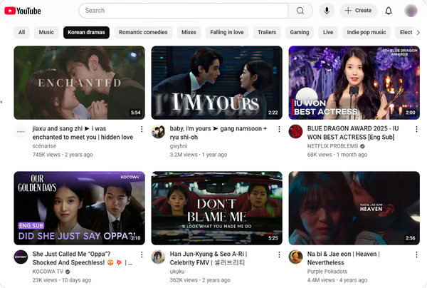 youtube kdrama