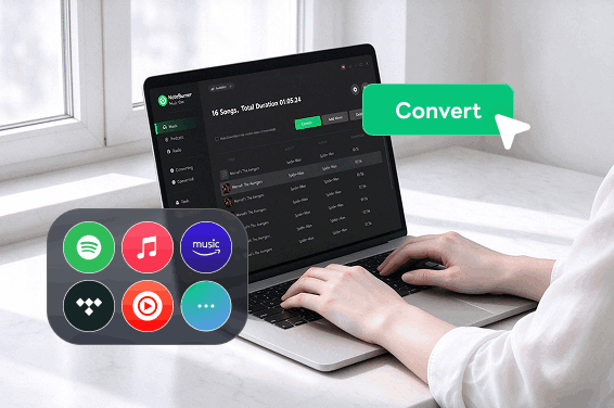 NoteBurner 2023 milestone: redesigned interface and NoteBurner Music One launched