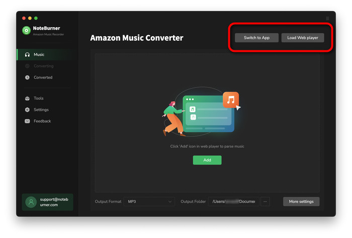 choose conversion mode