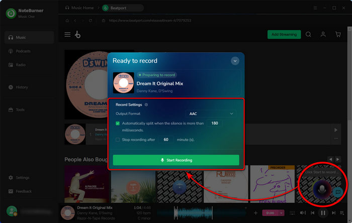 choose beatport mp3