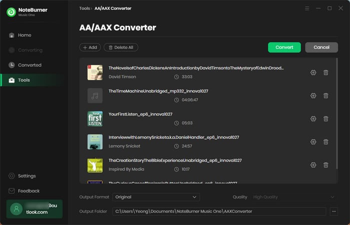 AA/AAX Converter