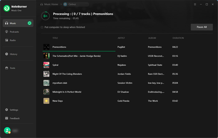 download Qobuz music to flac