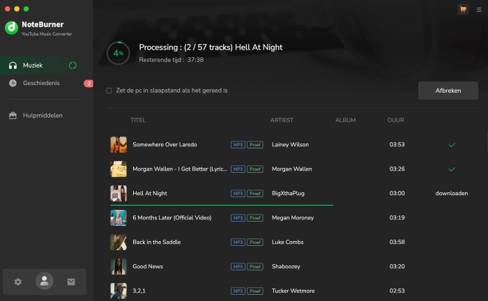 youtube music naar mp3 converteren voor imovie