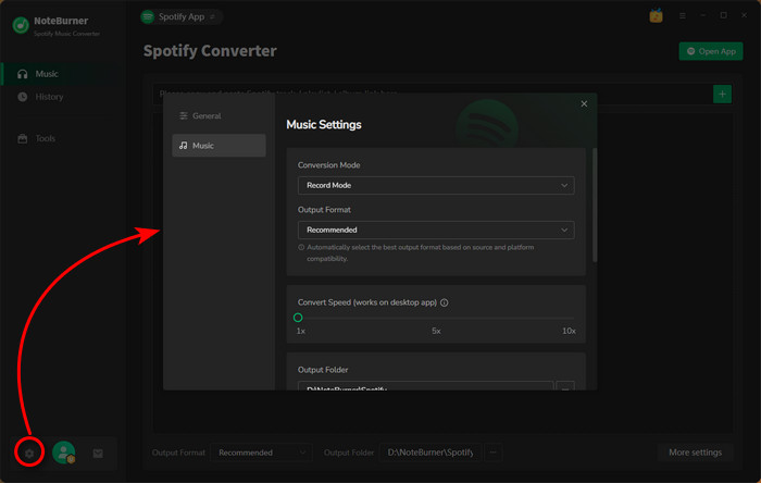 Spotify Lossless download settings