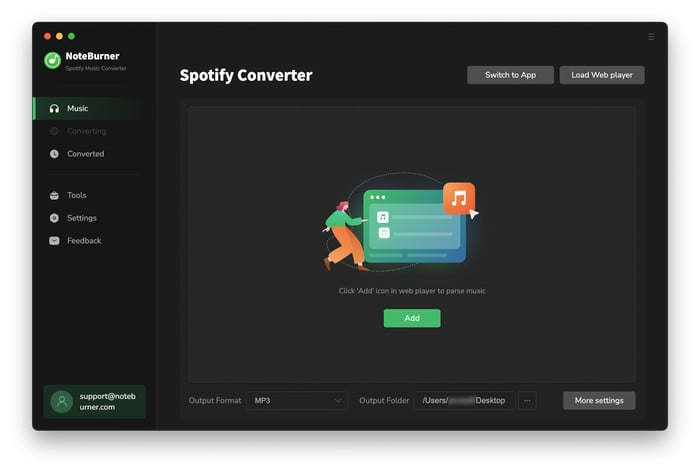 noteburner spotify music converter